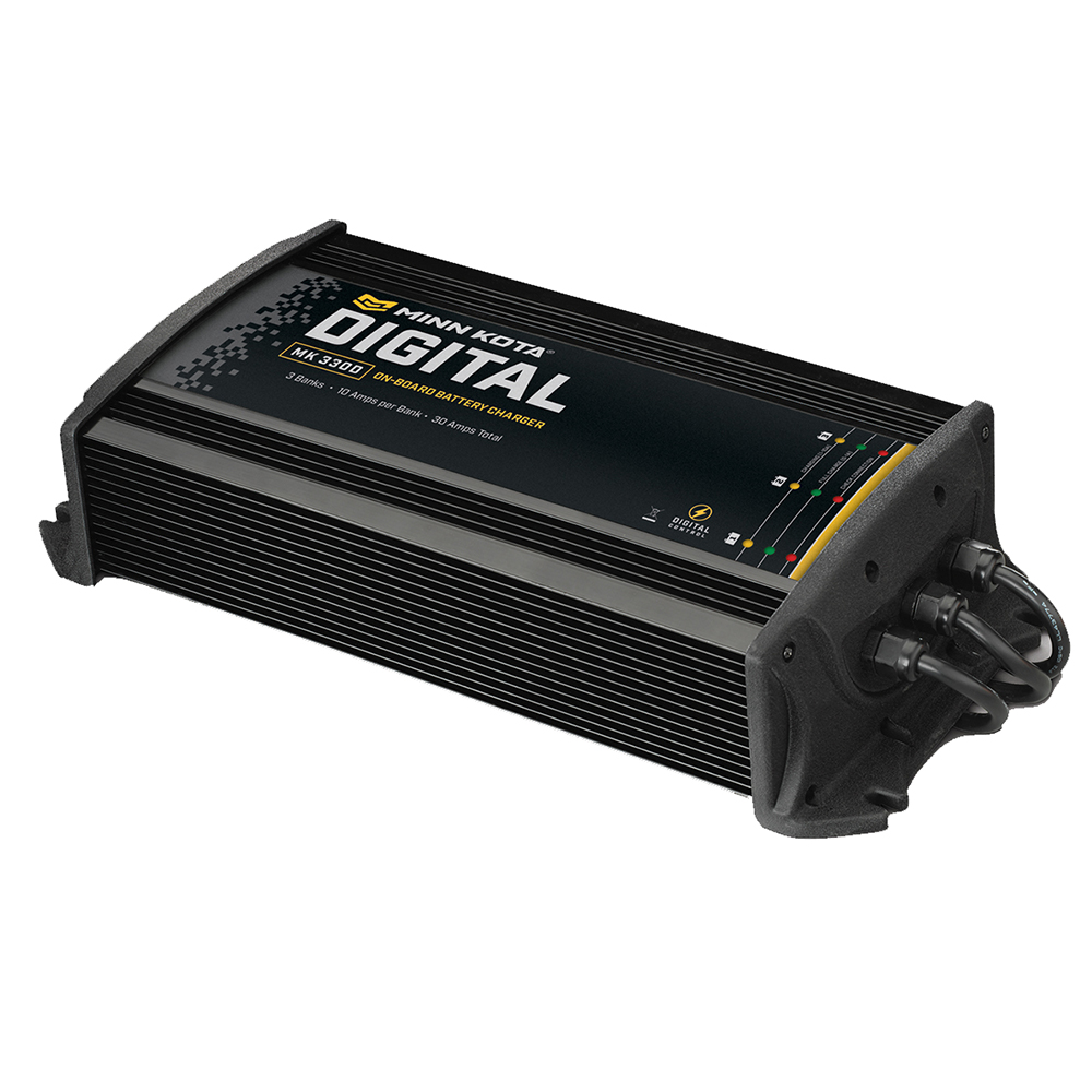 Chargeur numérique Minn Kota MK-330D - 3 banques x 10 ampères