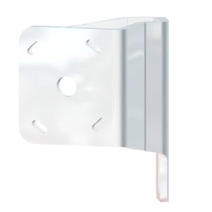 Braced Side Mount to Jackplate 2 inch Setback 2 inch Rise Port Side White