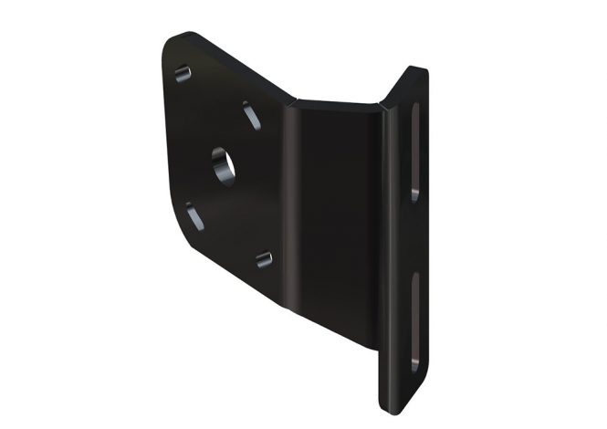 Side Mount to Jackplate Negative 2 inch Aft Setback 2 inch Rise Port Side Black