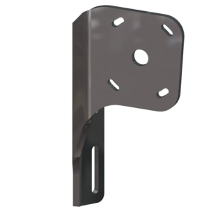 Side Mount to Jackplate Negative 2 inch Aft Setback 6 inch Rise Starboard Side Black