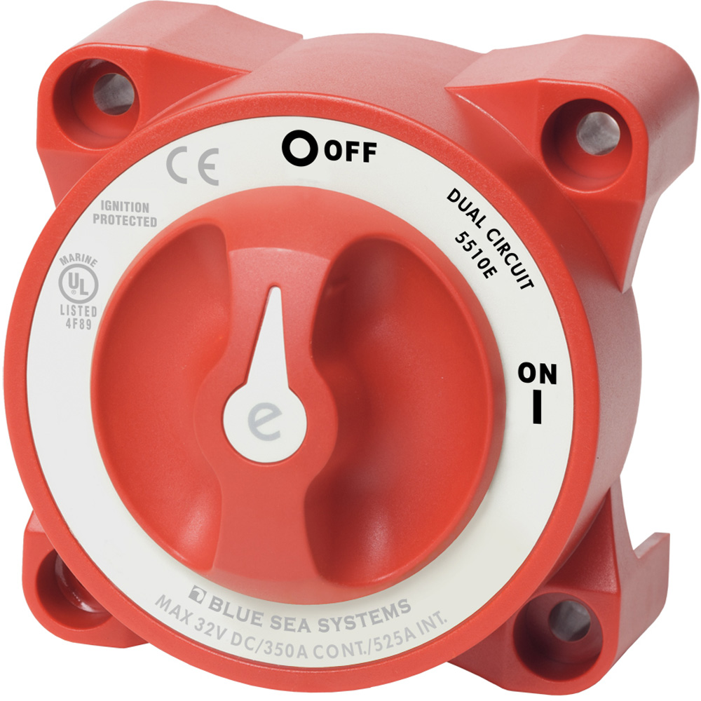 Blue Sea e-Series Dual Circuit Battery Switch