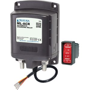 Blue Sea ML-Series Relais de charge automatique avec verrou magnétique