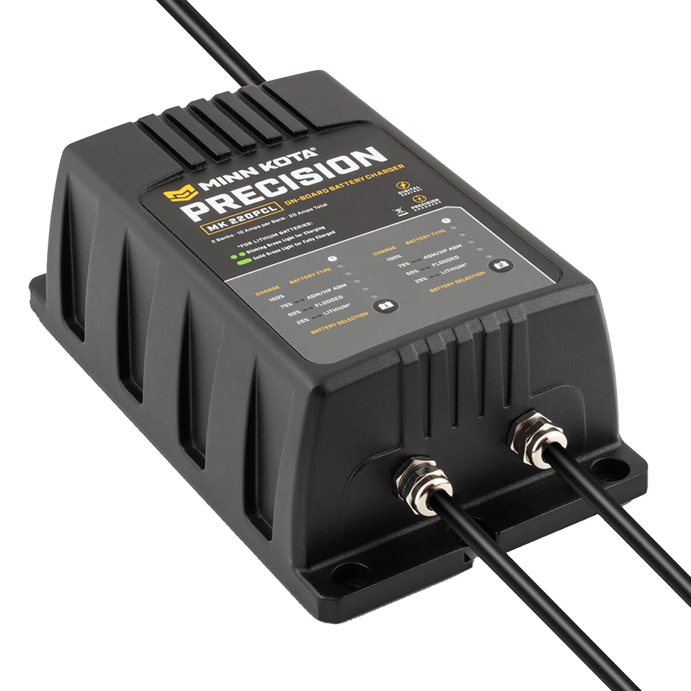 Chargeur de précision Minn Kota MK-220PCL - 2 banques x 10 ampères
