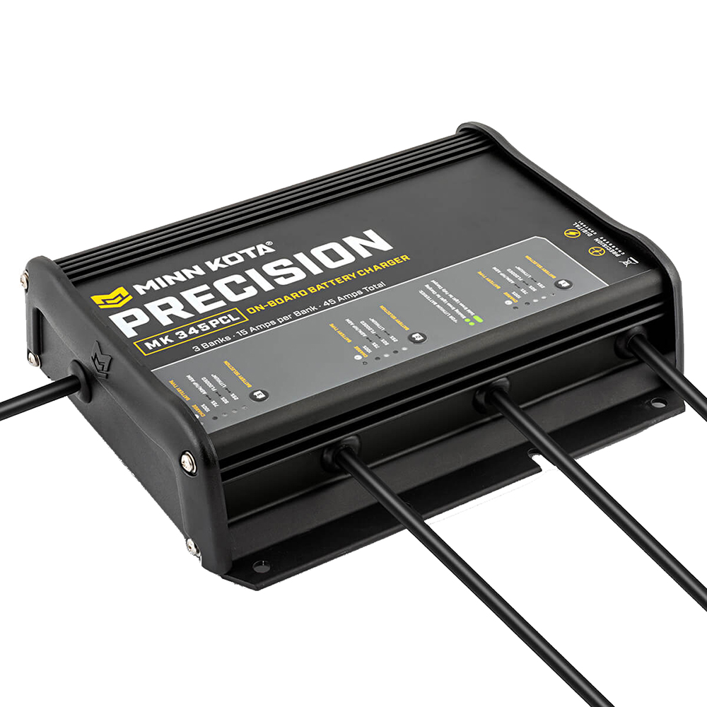 Chargeur de précision Minn Kota MK-345PCL - 3 banques x 15 ampères